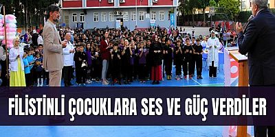 Filistinli çocuklara ses ve güç verdiler