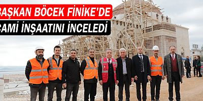 Finike Eroğlu Nuri Camii Ramazan Bayramı’na yetişecek