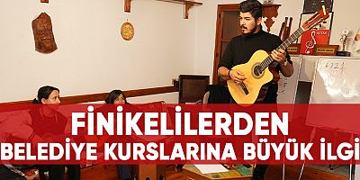 Finikelilerden belediye kurslarına büyük ilgi