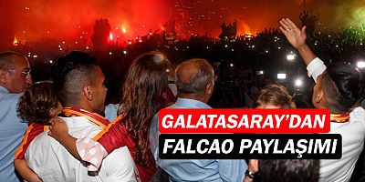 Galatasaray'dan Falcao paylaşımı...