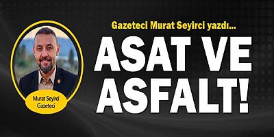 Gazeteci Murat Seyirci yazdı... ASAT ve Asfalt!