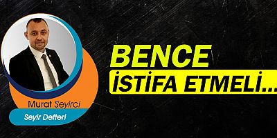 Gazeteci Murat Seyirci yazdı... Bence istifa etmeli...