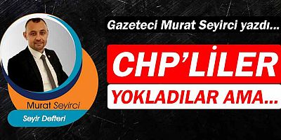 Gazeteci Murat Seyirci yazdı… CHP'liler yokladılar ama...