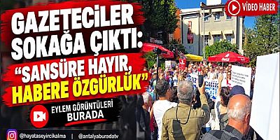Gazeteciler Sokağa Çıktı: 