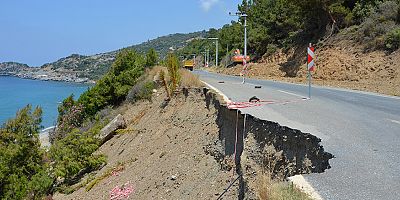 Gazipaşa-Alanya Sahil Yolu güvenli hale getiriliyor 