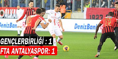 Gençlerbirliği 1-1 FTA Antalyaspor