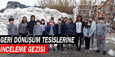 Geri dönüşüm tesislerine inceleme gezisi