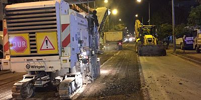 Güllük Caddesi asfaltında ikinci etap da tamamlandı