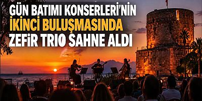 Gün Batımı Konserleri’nin ikinci buluşmasında Zefir Trio sahne aldı
