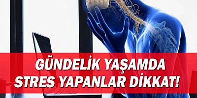  Gündelik Yaşamda Stres Yapanlar Dikkat! 
