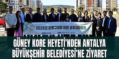 Güney Kore Heyeti’nden Antalya Büyükşehir Belediyesi’ne ziyaret