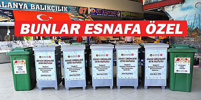 Hal esnafı için çöp düzenlemesi.