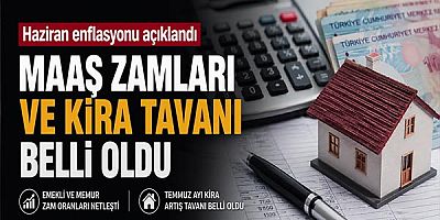 Haziran Enflasyonu Açıklandı: Maaş Zamları ve Kira Tavanı Belli Oldu