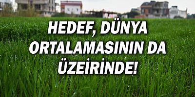 Hedef dünya ortalamasın da üzerinde