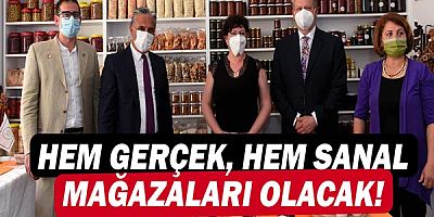 Hem gerçek hem sanal mağazaları olacak 