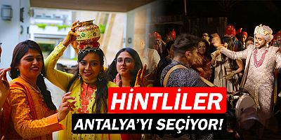 Hintliler düğün için Antalya'yı tercih ediyor!