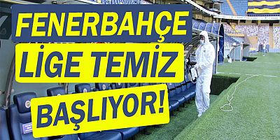 İBB, Fenerbahçe Şükrü Saraçoğlu stadını dezenfekte etti.