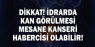 İdrarda kan görülmesi mesane kanseri habercisi olabilir!