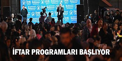 İftar programları başlıyor