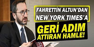 İletişim Başkanı Fahrettin Altun, Türkiye Hatasını düzelttirdi!