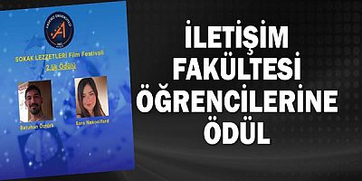 İletişim Fakültesi öğrencilerine ödül