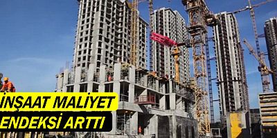 İnşaat maliyet endeksi arttı