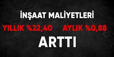 İnşaat Maliyet Endeksi, Mayıs 2025