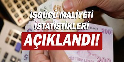 İşgücü maliyeti istatistikleri açıklandı!