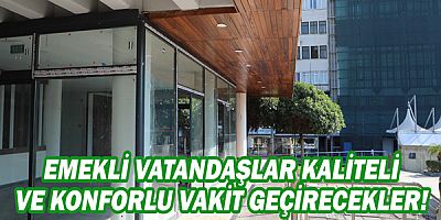 İsmet İnönü Kent Meydanı’ndaki Emekli Kahvesi tamamlandı!