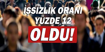 İşsizlik oranı 2021 yılında yüzde 12 oldu!