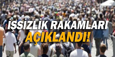 İşsizlik rakamları açıklandı!
