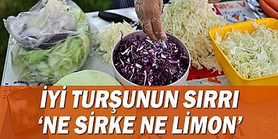 İyi turşunun sırrı ‘Ne sirke ne limon’