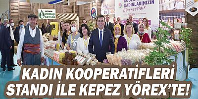 Kadın kooperatifleri standı ile Kepez YÖREX’te!