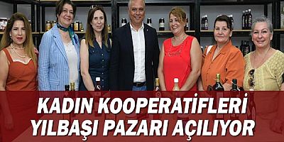 Kadın kooperatifleri yılbaşı pazarı açılıyor