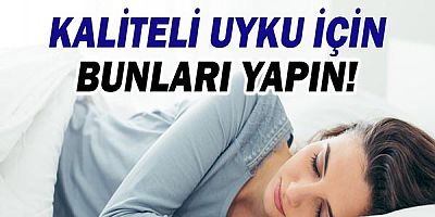 Kaliteli Uyku İçin 12 Besin