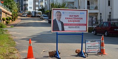 Karakocalı’da alt yapı çalışmaları...