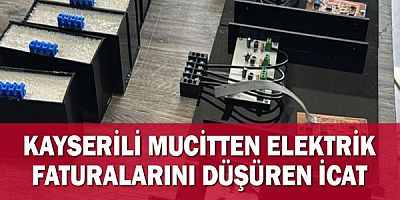 Kayserili mucitten elektrik faturalarını düşürecek icat!