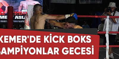 Kemer'de Kick Boks Şampiyonlar gecesi