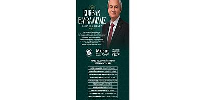 KEPEZ BELEDİYESİ KURBAN BAYRAMI İLANI
