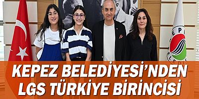 Kepez Belediyesi’nden LGS Türkiye birincisi