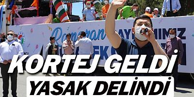 Kepez'de bayram korteji yasakları deldirtti.