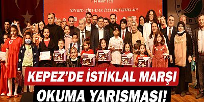 Kepez’de İstiklal Marşı Okuma Yarışması!