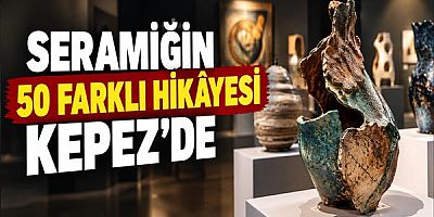 Kepez’de ''İZ'' Çağdaş Seramik Sergisi Ziyarete Açıldı