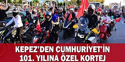 Kepez’den Cumhuriyet’in 101. Yılına özel kortej