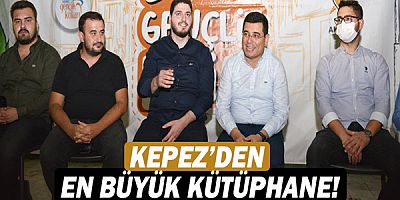 Kepez’den en büyük kütüphane!