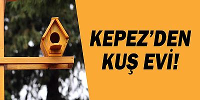 Kepez’den kuşlara da ev