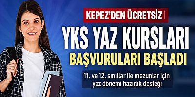 Kepez’den ücretsiz YKS yaz kursları
