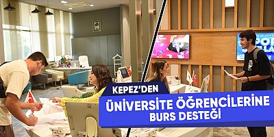 Kepez’den üniversite öğrencilerine burs desteği.