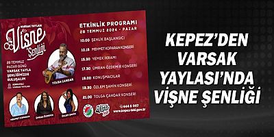 Kepez’den Varsak Yaylası’nda Vişne Şenliği