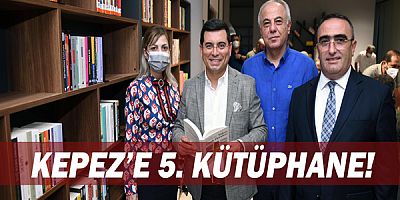 Kepez'e 5. kütüphane!